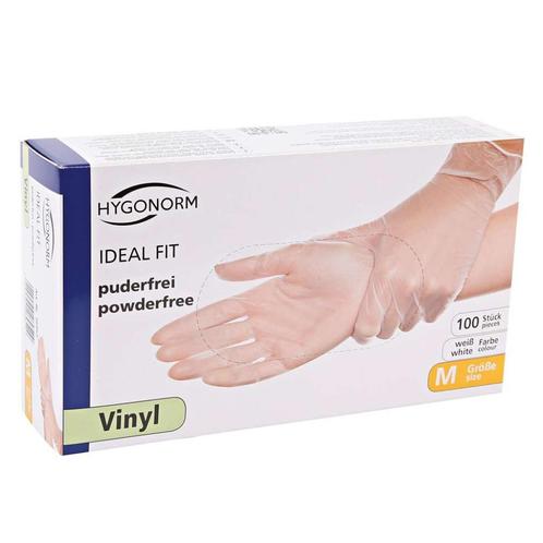 Vinyl handschoenen Ideal Fit 100 stuks, Kleding | Heren, Mutsen, Sjaals en Handschoenen, Nieuw, Handschoenen, Maat 48/50 (M), Ophalen of Verzenden