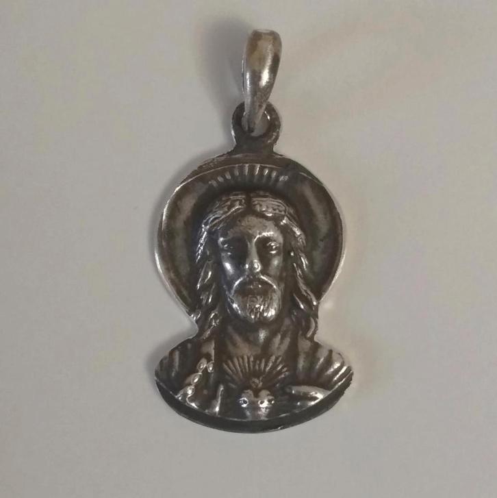 Antieke zilveren hanger, Handtassen en Accessoires, Antieke sieraden, Hanger, Zilver, Verzenden