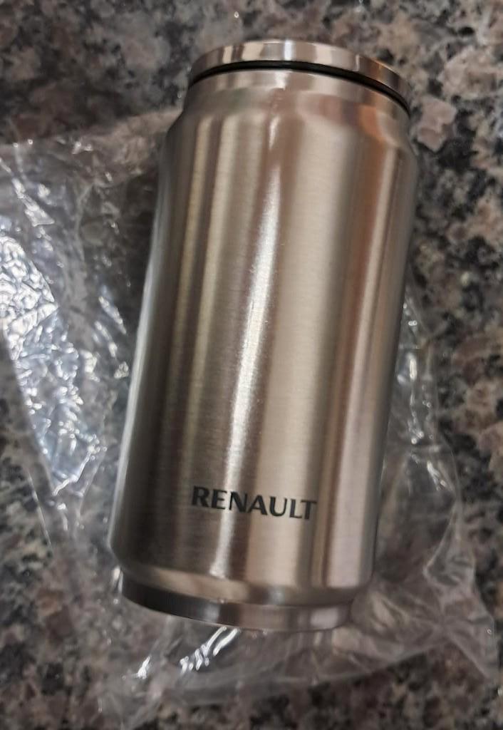 🎁 Mug isolé en inox objet publicitaire RENAULT, Sport en Fitness, Drinkbussen, Nieuw, Verzenden