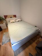 Te koop: IKEA Bedframe + Matras 140x200cm + Lakens + Kussens, Ophalen, 140 cm, Zo goed als nieuw, Twijfelaar