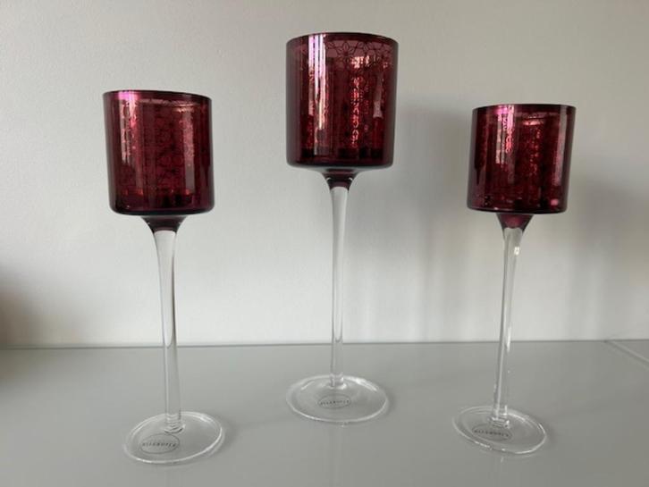 Riverdale kaarsenhouders, Antiek en Kunst, Antiek | Glaswerk en Kristal, Ophalen