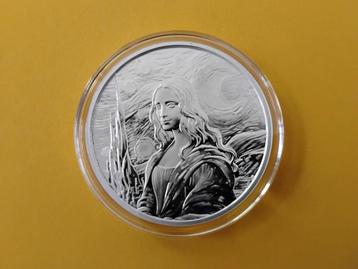 MONA LISA & VAN GOGH ZILVEREN MUNT 1 OZ 2024 beschikbaar voor biedingen