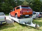 Plateauwagen Saris PAK542 kipbaar met grote oprijklep, Ophalen, Gebruikt