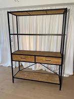 Wandkast industrieel met twee lades, Ophalen, Zo goed als nieuw, Minder dan 150 cm, Met lade(s)