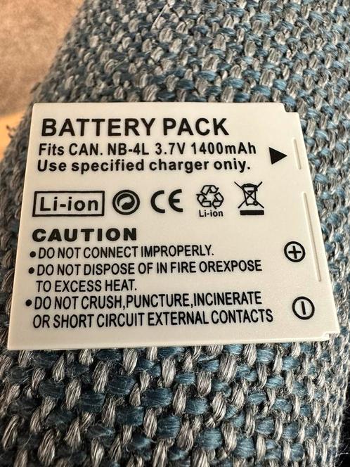 Canon powershot Batterijpakket 2 stuks met lader, Audio, Tv en Foto, Fotografie | Accu's en Batterijen, Nieuw, Ophalen of Verzenden