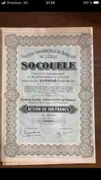 Anciennes actions du Congo, Belgique et France, Postzegels en Munten, Aandelen en Waardepapieren, Ophalen