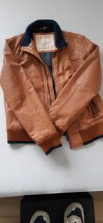lederen jas maat M, Kleding | Heren, Ophalen, Zo goed als nieuw, Maat 48/50 (M), Overige kleuren