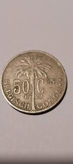 Belgisch Congo 50 cent 1923, Postzegels en Munten, Munten | België, Verzenden, Metaal, Losse munt