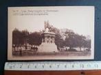 Kleine Erekaart Carte d'Honneur Liège Statue Charlemagne, Ophalen of Verzenden, 1920 tot 1940, Ongelopen, Luik