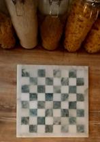 SCHAAKSPEL MET DAMBORD EN MARMER, Hobby en Vrije tijd, Ophalen