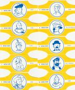 serie sigarenbanden (10) stripfiguren Kuifje volledig #10, Verzenden, Kuifje, Gebruikt, Overige typen