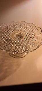 Glazen taartschotel op voet., Enlèvement, Neuf