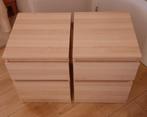 2 kleine nachtkastjes van Kullen Ikea - H49 x B35 x D40cm, Huis en Inrichting, Ophalen, Gebruikt, Minder dan 45 cm, Minder dan 55 cm