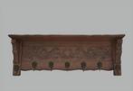 Antieken houten wandkapstok, Ophalen, Hout, Wandkapstok
