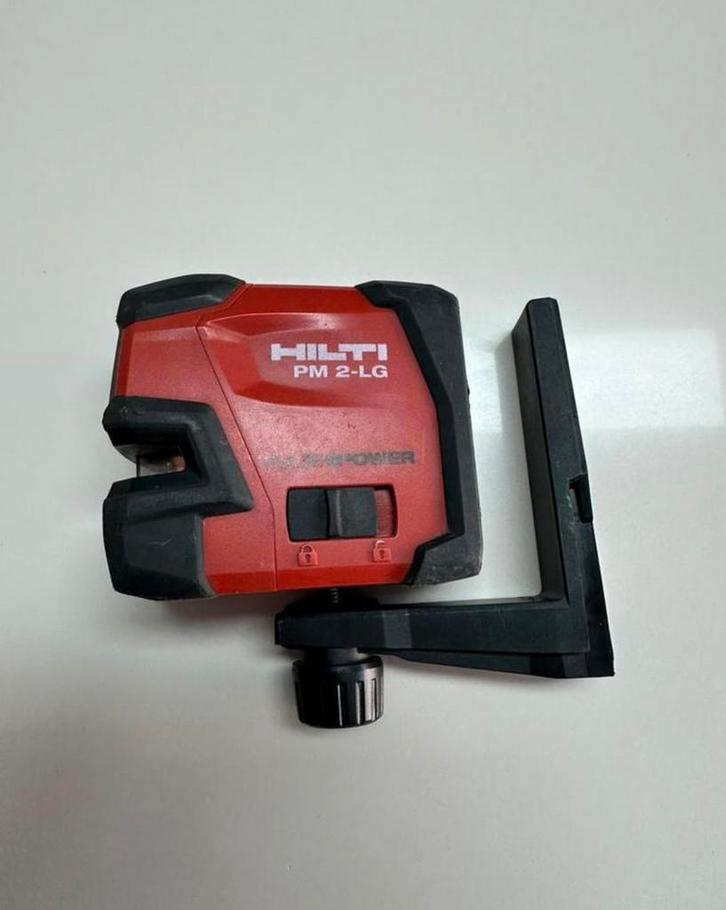 Hilti groene kruislijnlaser type PM2-LG in topstaat, Bricolage & Construction, Instruments de mesure, Comme neuf, Enlèvement ou Envoi