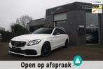 Mercedes-Benz C-klasse Estate C63 63 AMG PANO-HUD-BURMESTER, Auto's, Automaat, Achterwielaandrijving, Gebruikt, Wit