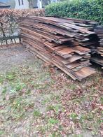 Tropisch hardhout, Ophalen, Minder dan 25 mm, Zo goed als nieuw, Plank