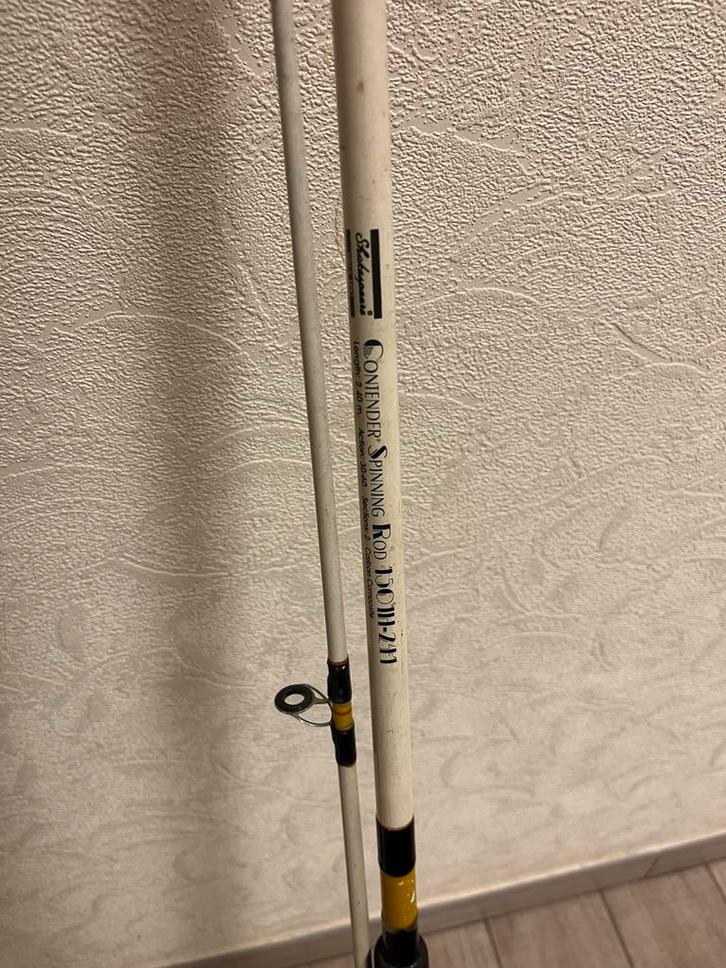 Vishengel zo goed als voor zeevissen als voor rivieren, Watersport en Boten, Hengelsport | Zeevissen, Gebruikt, Werphengel, Ophalen