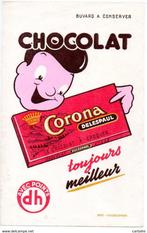 uniek vloeipapier met reclame chocolade, Verzamelen, Ophalen of Verzenden, Zo goed als nieuw, Gebruiksvoorwerp