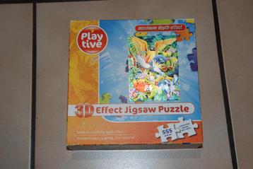 3D-diepte-effectpuzzel „Exotische vogels” als NIEUW beschikbaar voor biedingen