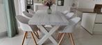 Table + 6 chaises, Enlèvement, Comme neuf, Moderne, 4 à 6 chaises