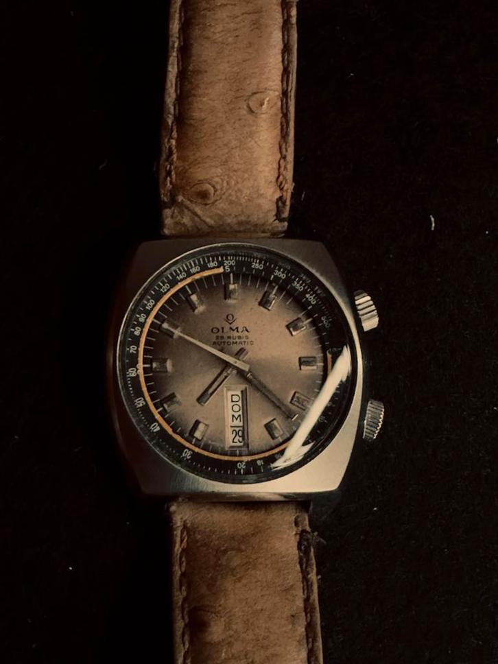 Montre automatique OLMA vintage, Bijoux, Sacs & Beauté, Montres | Hommes, Montre-bracelet, Autres marques, Enlèvement