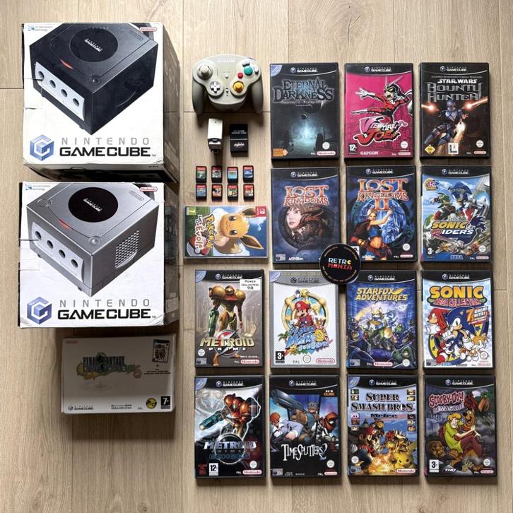 Nintendo Gamecube-consoles + Gamecube/Switch-spellen, Games en Spelcomputers, Games | Nintendo GameCube, Zo goed als nieuw, Ophalen of Verzenden