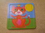 Houten puzzel kat 9stuks, Kinderen en Baby's, Ophalen