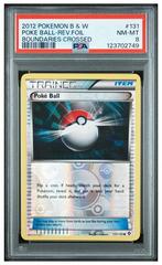 Pokemon POKE BALL Reverse Foil B&W BOUNDARIES CROSSED PSA 8, Envoi, Neuf, Cartes en vrac, Foil