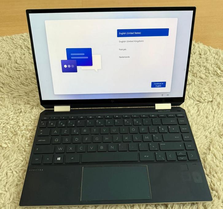 HP Spectre x360 - 13inch (4K touch)  - I7 - 16G - 1TB SSD, Informatique & Logiciels, Ordinateurs portables Windows, Utilisé, 13 pouces