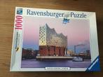 Puzzel Ravensburger 1000 stukjes Elbphilharmonie Hamburg Dui, 500 à 1500 pièces, Puzzle, Utilisé, Enlèvement ou Envoi