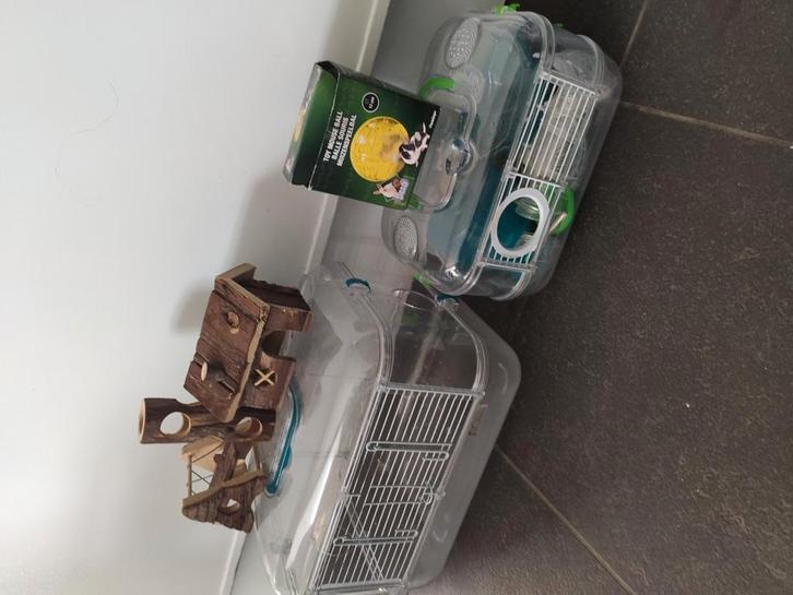 Hamster kooi en benodigdheden, Dieren en Toebehoren, Knaagdieren en Konijnen | Hokken en Kooien, Gebruikt, Kooi, Hamster, Ophalen