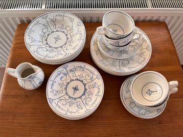 Vintage 6-delig servies Boch Copenhague (31 stuks) beschikbaar voor biedingen