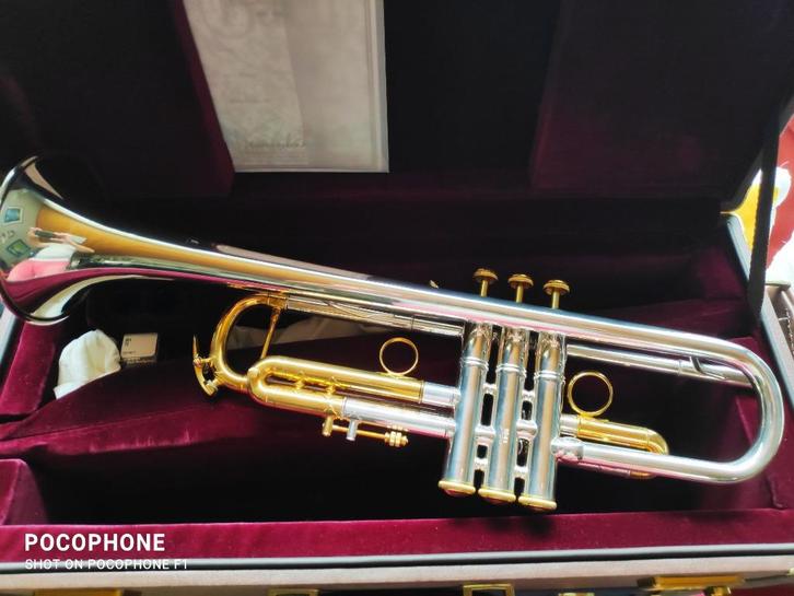 Bach Stradivarius 197 New-York-Limited Edition, Muziek en Instrumenten, Blaasinstrumenten | Trompetten, Zo goed als nieuw, Trompet in si bemol