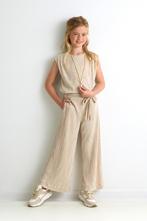 Prachtige gouden jumpsuit Italiaanse Diamante Blu. Maat 140, Kinderen en Baby's, Overige typen, Meisje, Ophalen of Verzenden, Zo goed als nieuw