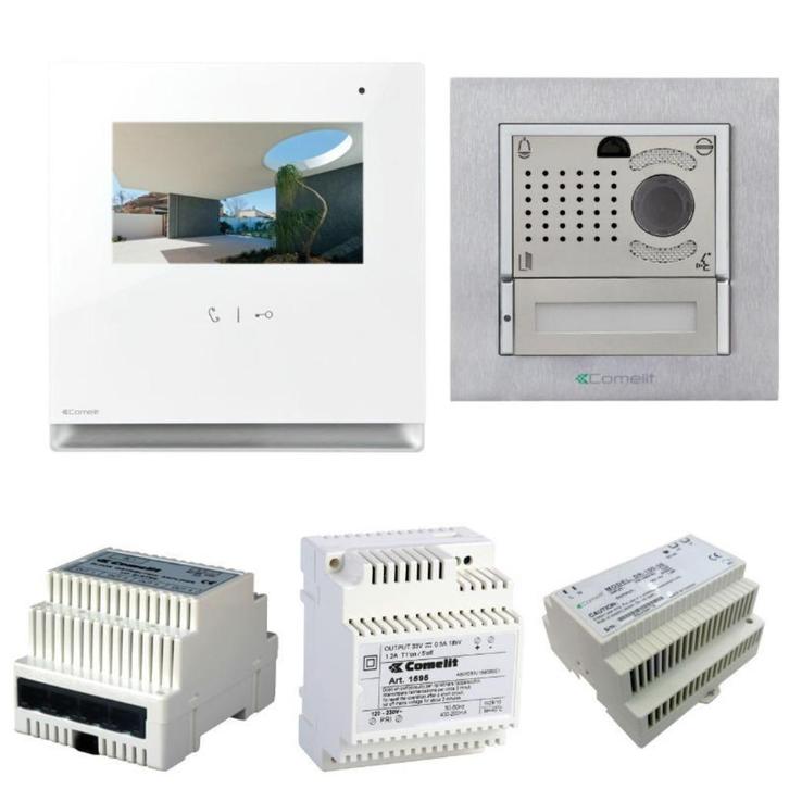 videofoon kit Comelit VIP8531, Huis en Inrichting, Deurbellen, Nieuw, Bedraad, Compatibel met smartphone, Ingebouwde camera, Terugspreekfunctie