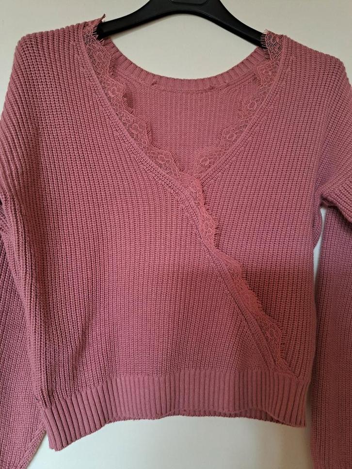Joli pull ' Hollister'  38/40, Vêtements | Femmes, Pulls & Gilets, Comme neuf, Taille 38/40 (M), Rose, Enlèvement ou Envoi