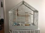 Vogelkooi Beeztees met alle toebehoren, Dieren en Toebehoren, Vogels | Hokken en Kooien, Ophalen, Gebruikt, Metaal, Vogelkooi
