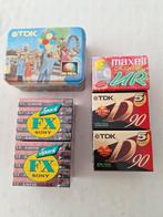 25 cassettes  - TDK - SONY - MAXELL, Collections, Cartes de téléphone, Enlèvement ou Envoi