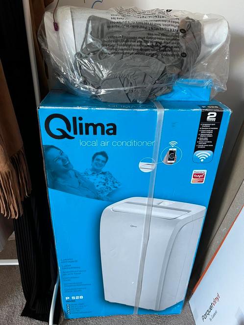 Qlima P528 in doos, Elektronische apparatuur, Airco's, Zo goed als nieuw, Mobiele airco, Afstandsbediening, Ophalen