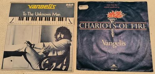 Jon Vangelis - 2 singles, Cd's en Dvd's, Vinyl Singles, Gebruikt, Single, Pop, 7 inch, Ophalen of Verzenden