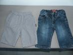 2 broekjes jongen - maat 50/56, Kinderen en Baby's, Babykleding | Maat 50, Mexx, Broekje, Ophalen of Verzenden, Zo goed als nieuw