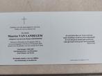 doodsprentje ereburgemeester Merendree (2001), Verzenden
