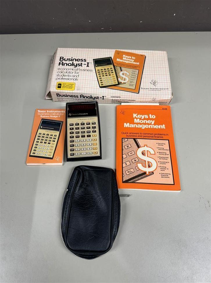 Vintage rekenmachine - Texas Instruments TI Business Analyst, Diversen, Rekenmachines, Zo goed als nieuw, Ophalen of Verzenden
