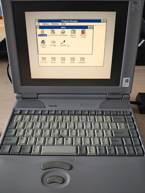 Toshiba Satellite Pro 480CDT - defecte c mos batterij, Computers en Software, Vintage Computers, Ophalen of Verzenden