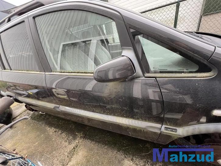 OPEL ZAFIRA A Zwart Z298 rechts voor deur portier 1999-2005, Auto-onderdelen, Carrosserie, Deur, Opel, Voor, Rechts, Gebruikt