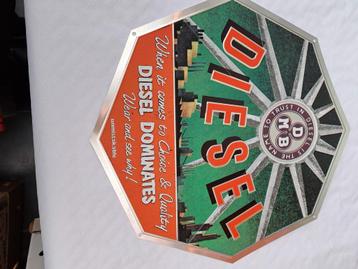 Diesel jeans and workwear reclamebord beschikbaar voor biedingen