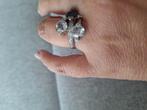 Nieuwe ring m58 met steentjes, Ophalen of Verzenden, Nieuw