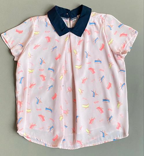Shirt roze kraagje Someone 152 NIEUW, Kinderen en Baby's, Kinderkleding | Maat 152, Nieuw, Meisje, Overhemd of Blouse, Ophalen of Verzenden