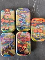 VIBRANT PALDEA MINI TIN SEALED, Ophalen of Verzenden, Nieuw, Losse kaart, Foil